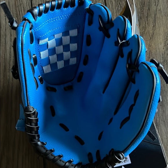 Blue Cipton Baseball Glove with Black Laces - Picture 2 of 3